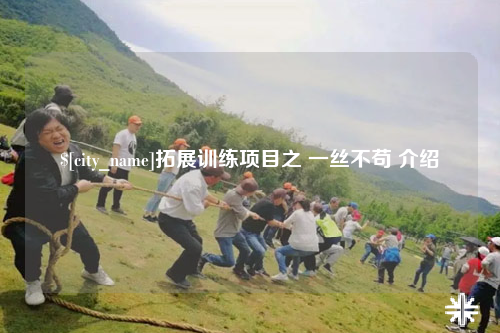 儋州拓展训练项目之 一丝不苟 介绍